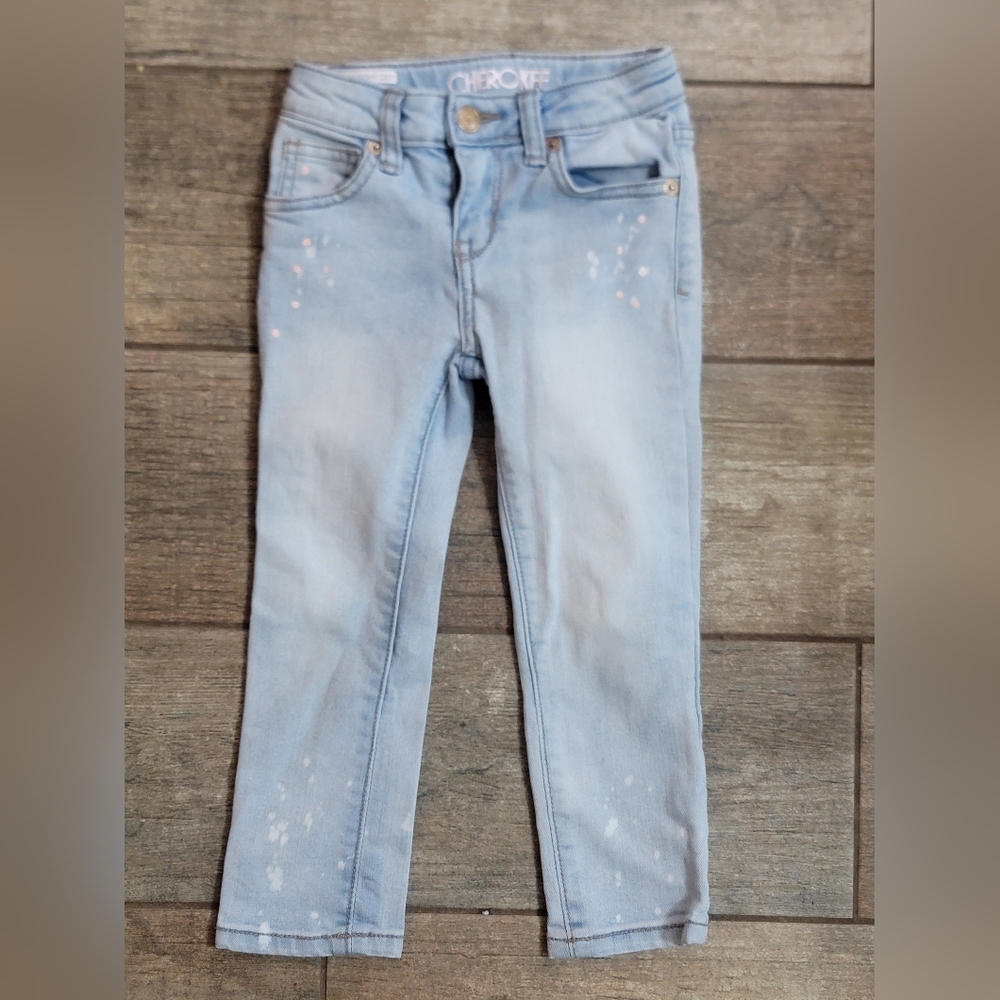 Cherokee Super Skinny Crop Jeans Little Girls Size 4
